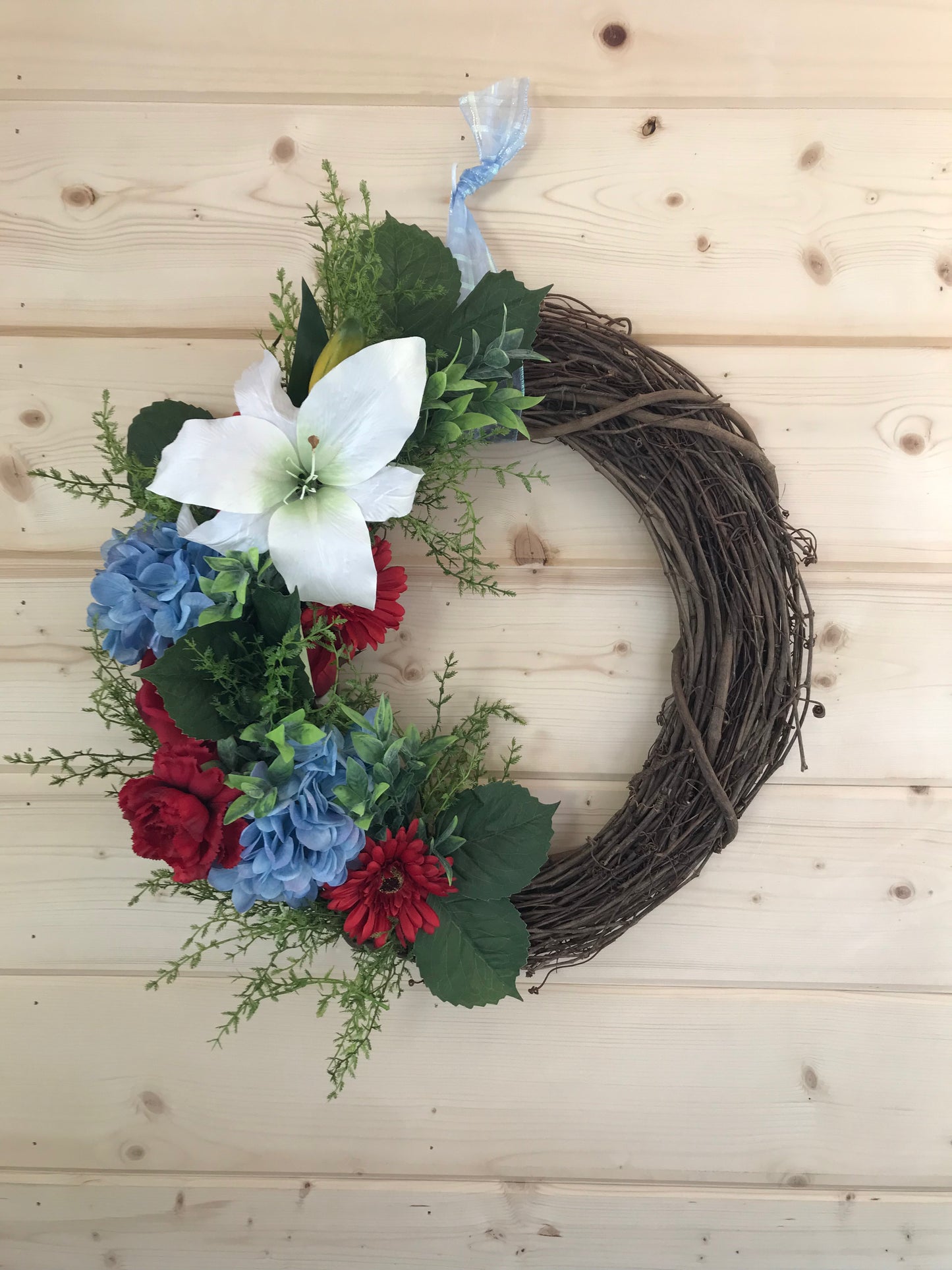 Red, White, & Blue Wreath (ARTificial)