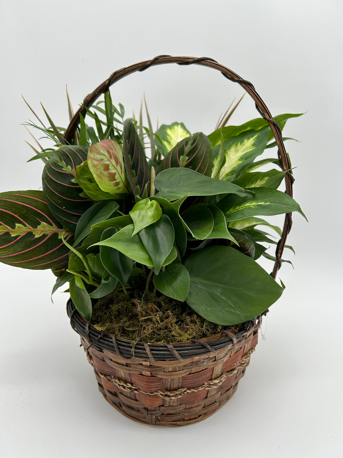 8" Wicker Garden Basket