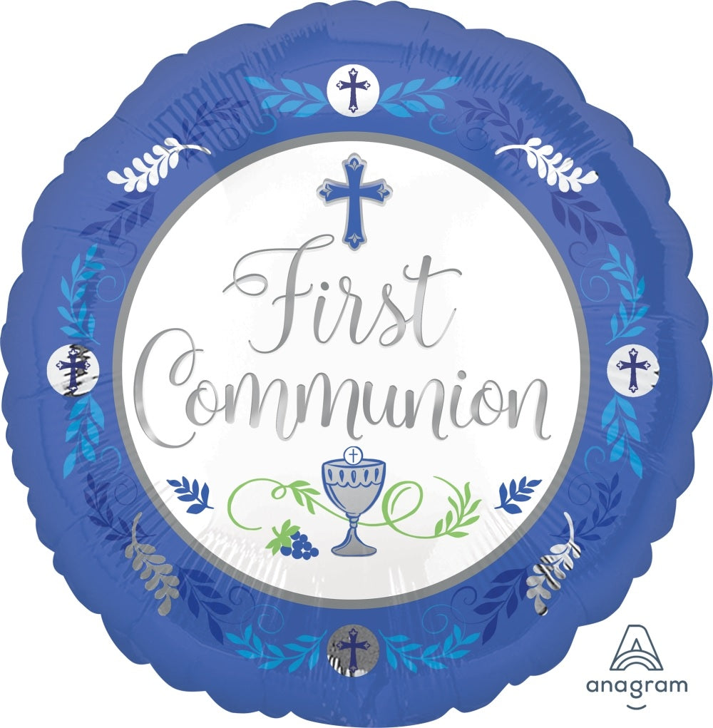 First Communion Mylar Balloon