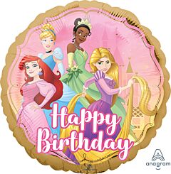 Happy Birthday Mylar Balloon - Princess Once Upon A Time